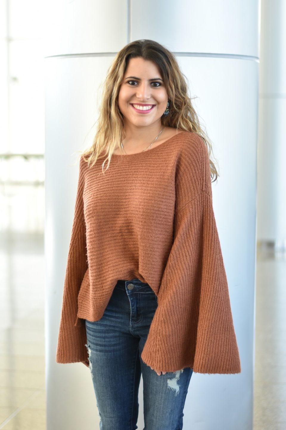 Sweaters with Dramatic Sleeves