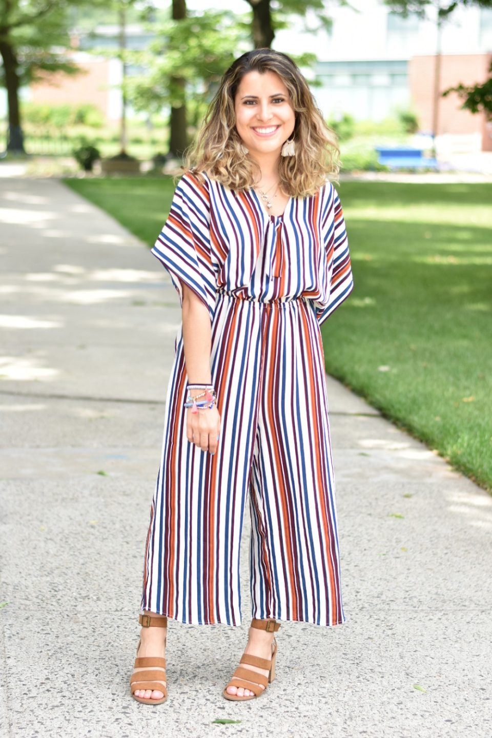 Striped Jumpsuit